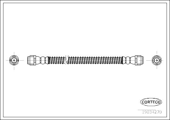 CORTECO 19034270 Brake Hose