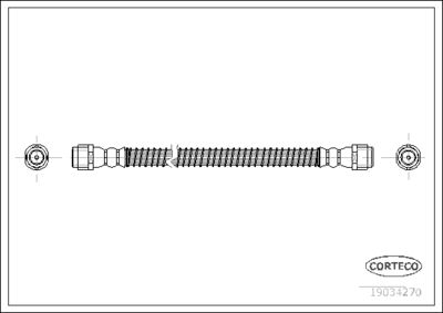 Brake Hose CORTECO 19034270