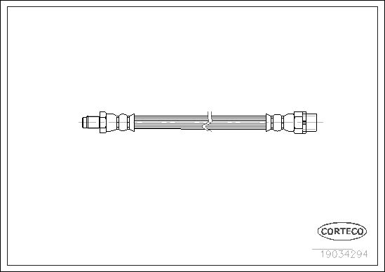 CORTECO 19034294 Brake Hose