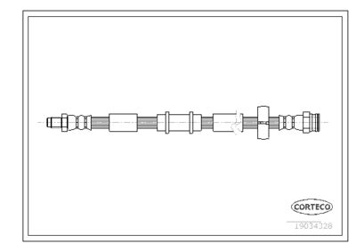 Brake Hose CORTECO 19034328