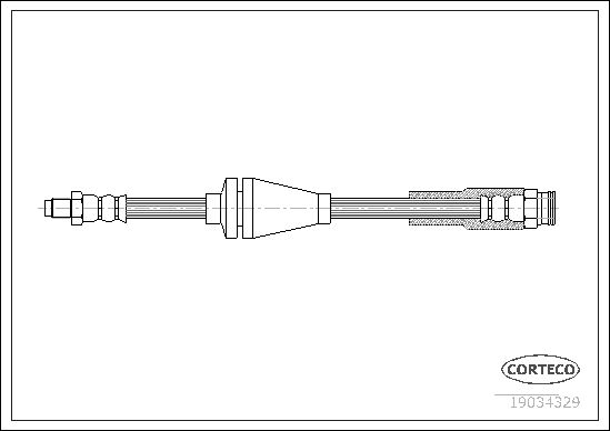 CORTECO 19034329 Brake Hose