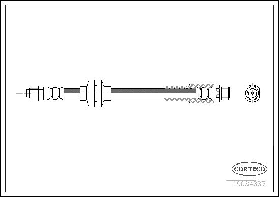 CORTECO 19034337 Brake Hose