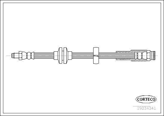 CORTECO 19034341 Brake Hose