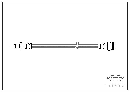 CORTECO 19034342 Brake Hose