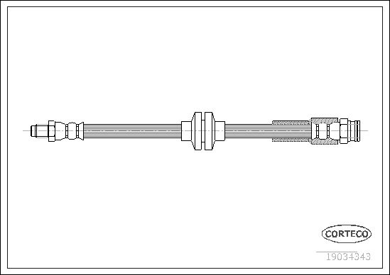 CORTECO 19034343 Brake Hose