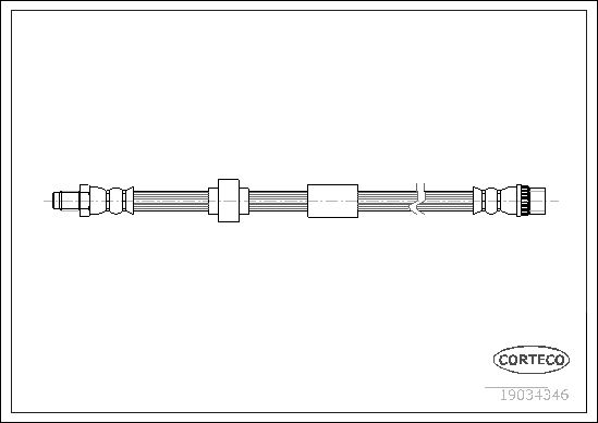CORTECO 19034346 Brake Hose