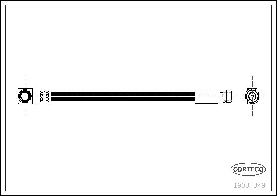 CORTECO 19034349 Brake Hose