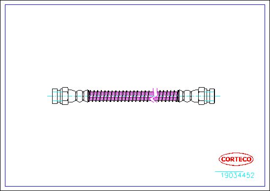 CORTECO 19034452 Brake Hose