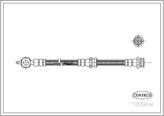 CORTECO 19034656 Brake Hose