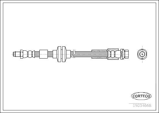CORTECO 19034668 Brake Hose