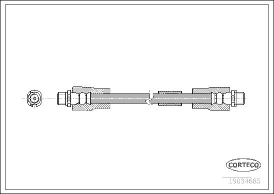 CORTECO 19034685 Brake Hose