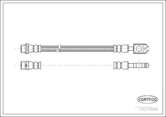 CORTECO 19034688 Brake Hose