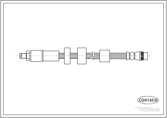 CORTECO 19034948 Brake Hose
