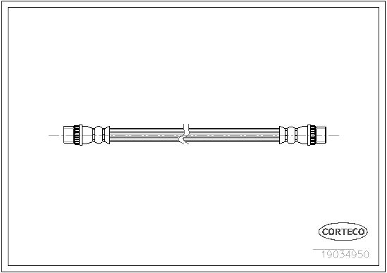 CORTECO 19034950 Brake Hose