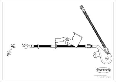 Brake Hose CORTECO 19034954