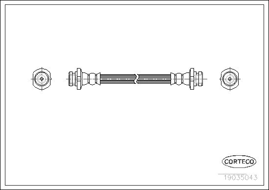 CORTECO 19035043 Brake Hose
