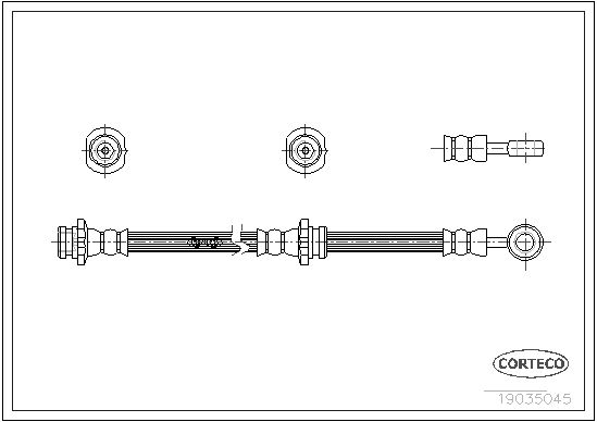 CORTECO 19035045 Brake Hose