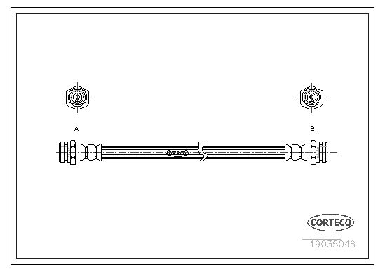 CORTECO 19035046 Brake Hose