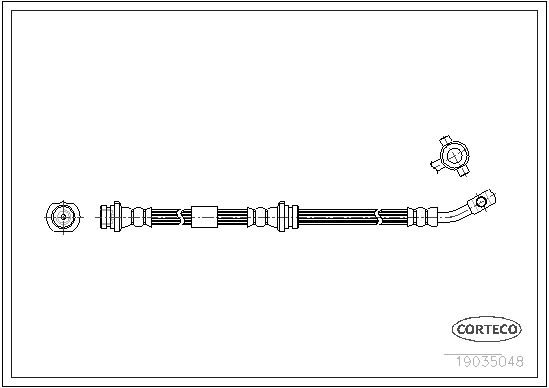 CORTECO 19035048 Brake Hose