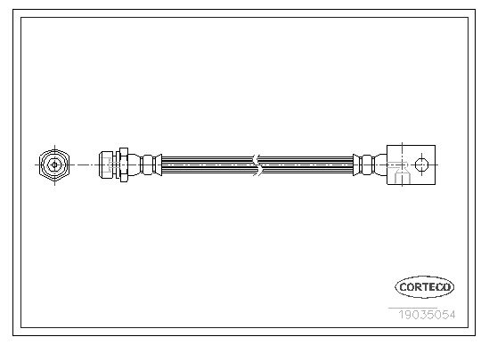 CORTECO 19035054 Brake Hose
