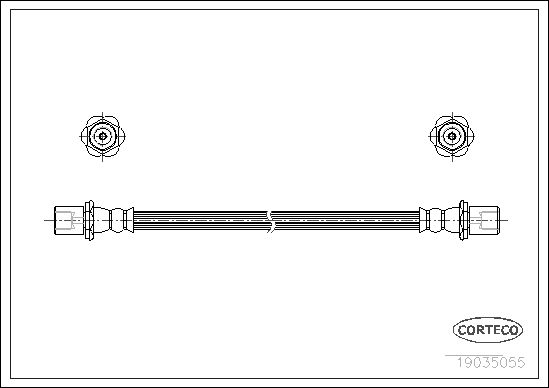 CORTECO 19035055 Brake Hose