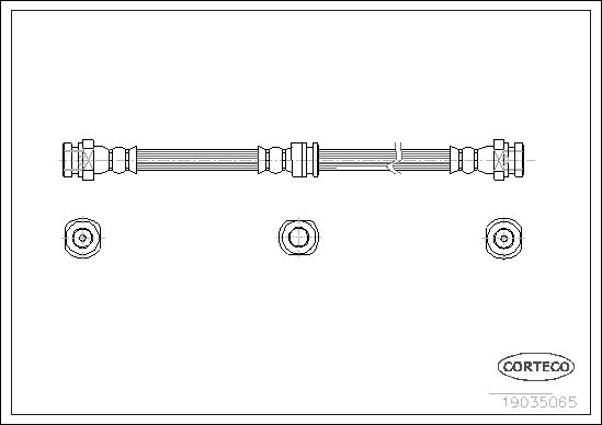 CORTECO 19035065 Brake Hose