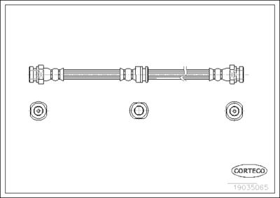 Brake Hose CORTECO 19035065
