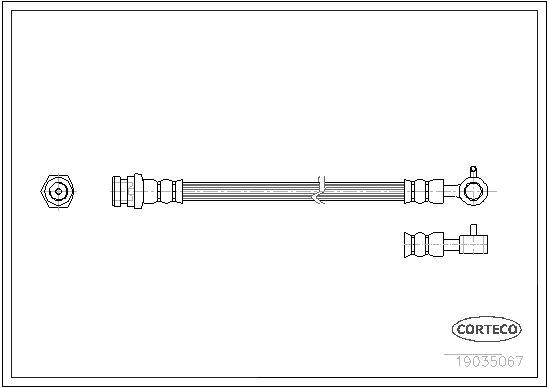 CORTECO 19035067 Brake Hose