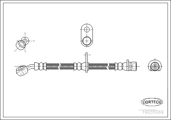 CORTECO 19035069 Brake Hose