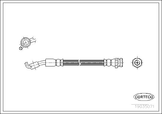 CORTECO 19035071 Brake Hose