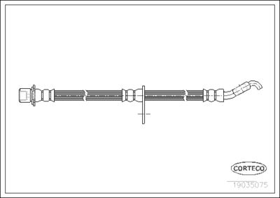 Brake Hose CORTECO 19035075