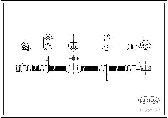 CORTECO 19035077 Brake Hose