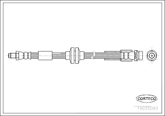 CORTECO 19035093 Brake Hose