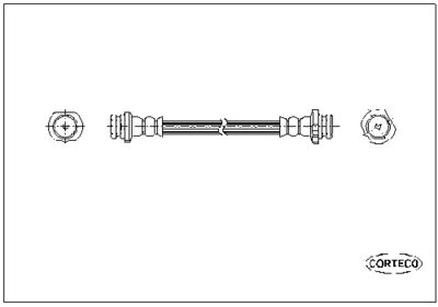 Brake Hose CORTECO 19035098