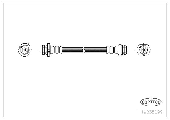 CORTECO 19035099 Brake Hose