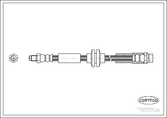 CORTECO 19035108 Brake Hose
