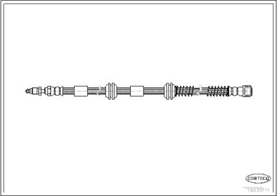 Brake Hose CORTECO 19035111