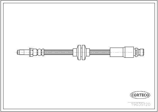 CORTECO 19035120 Brake Hose