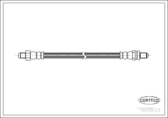 CORTECO 19035123 Brake Hose