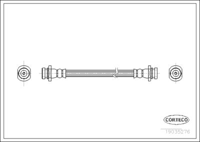 Brake Hose CORTECO 19035276