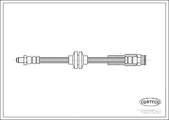 CORTECO 19035281 Brake Hose