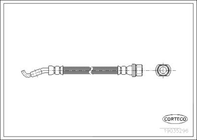 Brake Hose CORTECO 19035296