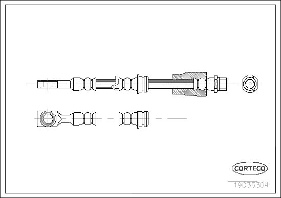CORTECO 19035304 Brake Hose