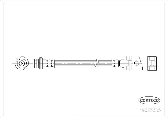 CORTECO 19035305 Brake Hose