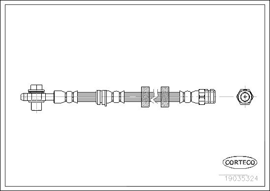 CORTECO 19035324 Brake Hose