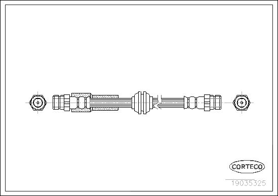 CORTECO 19035325 Brake Hose