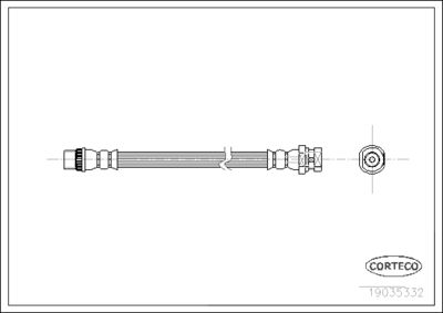 Brake Hose CORTECO 19035332