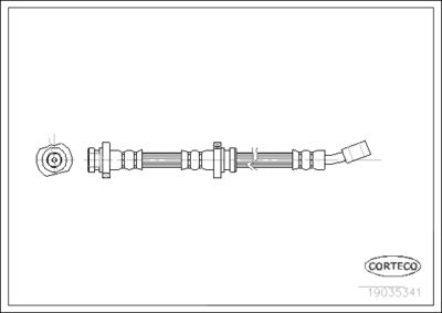 Brake Hose CORTECO 19035341