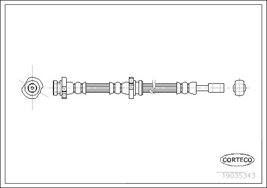 CORTECO 19035343 Brake Hose