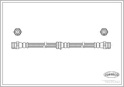 Brake Hose CORTECO 19035392